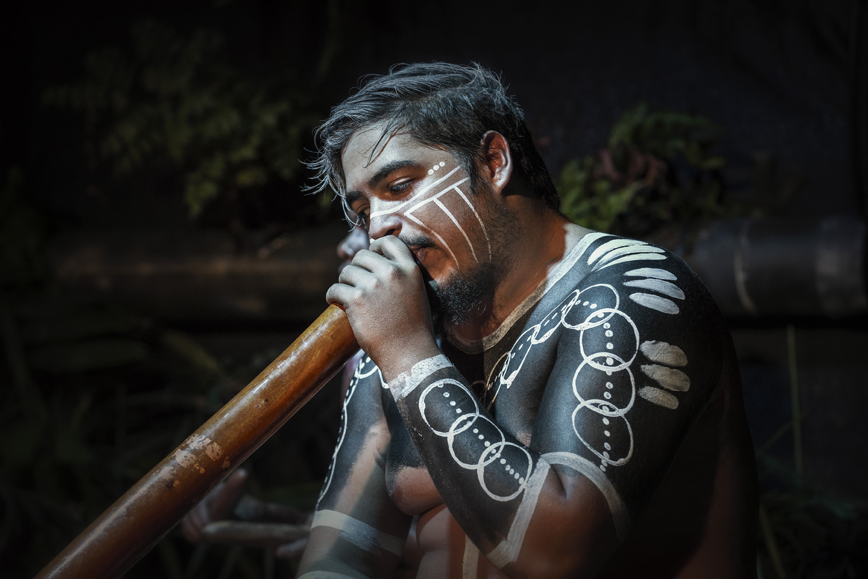 ディジリドゥの演奏